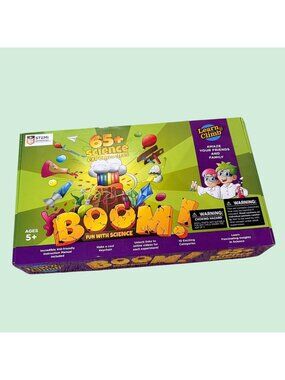 Learn & Climb BOOM! Fun with Science Kids' Science Kit 65+ Experiments STEM